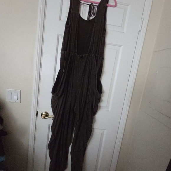 Oli & Hali Soft Jogger Style Jumpsuit Size M Color Light Black New No Tags - Picture 8 of 13